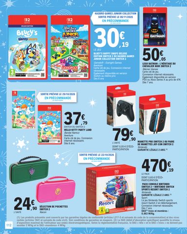 Catalogue E.Leclerc - E.Leclerc - Jouets de Noël valable dès le 20/10 au 05/12 - page 112