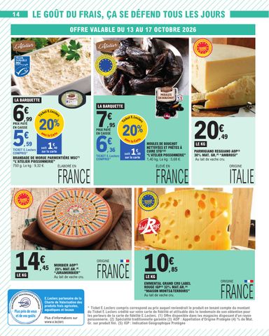 Catalogue E.Leclerc - E.Leclerc - Nos promos du moment valable dès le 13/10 au 24/10 - page 14