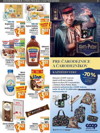 Leták COOP Jednota - COOP Jednota od 22.10. do 28.10. - strana 19