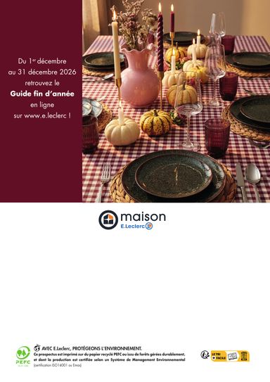 Catalogue E.Leclerc - E.Leclerc - La table d'automne valable dès le 01/09 au 29/11 - page 28