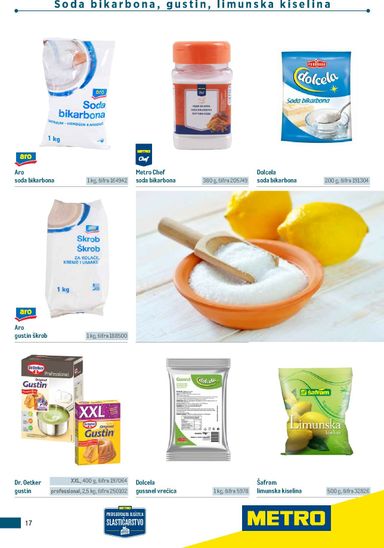 Katalog Metro - Metro - Poslovna rješenja - Proizvodi za slastičarstvo vrijedi od 01.01. do 31.12. - stranica 17