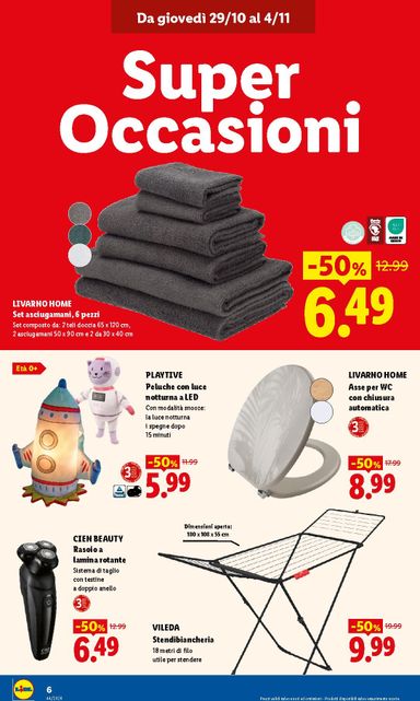 Volantino Lidl - Lidl - Nuova apertura Arezzo valido dal 29/10 al 04/11 - pagina 6