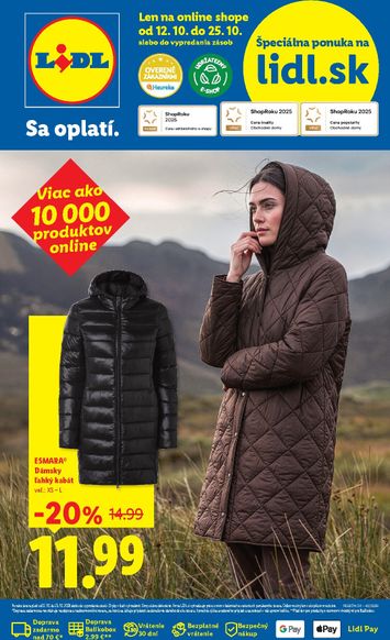 Leták Lidl - Lidl - Online magazín od 12.10. do 25.10. - strana 1