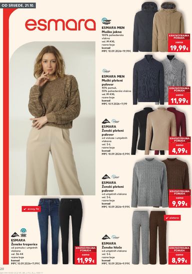 Katalog Kaufland - Kaufland - Neprehrambenih proizvoda vrijedi od 21.10. do 27.10. - stranica 20