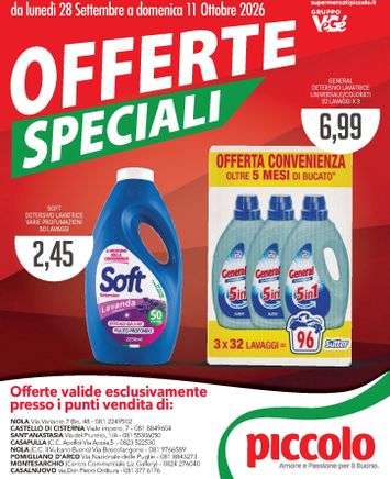 Volantino Piccolo - Piccolo - Offerte speciali valido dal 28/09 al 11/10 - pagina 1