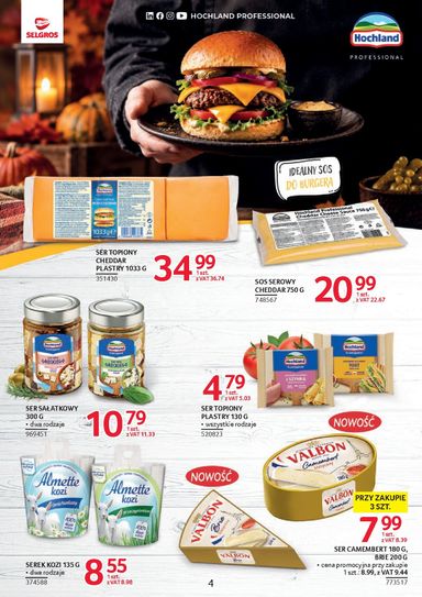 Gazetka Selgros - Selgros cash&carry - Katalog Markowe Produkty od 22.10. do 04.11. - strona 4
