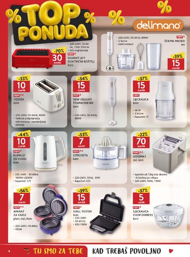 Katalog Konzum - Konzum - Top ponuda brendova vrijedi od 09.10. do 31.10. - stranica 4