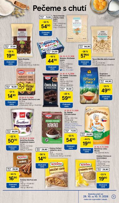 Leták Tesco - Tesco supermarket od 29.10. do 03.11. - strana 11