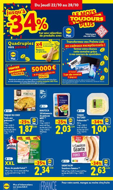 Catalogue Lidl - Lidl valable dès le 22/10 au 28/10 - page 16