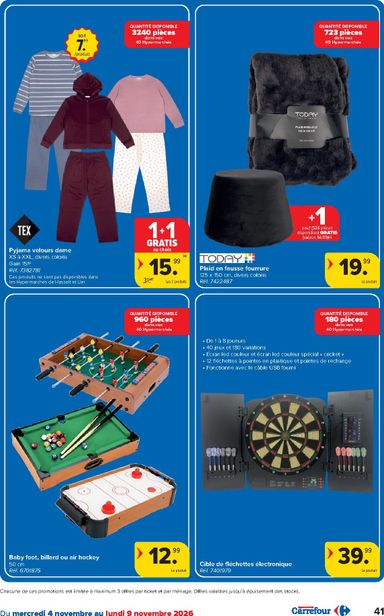 Folder Carrefour - Carrefour Hypermarchés van 04/11 tot 16/11 - side 41