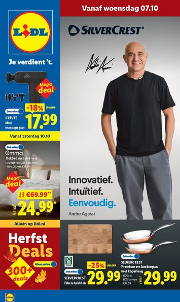 Folder Lidl - Lidl - Verrassend veel non-food! van 07-10 tot 13-10 - side 1