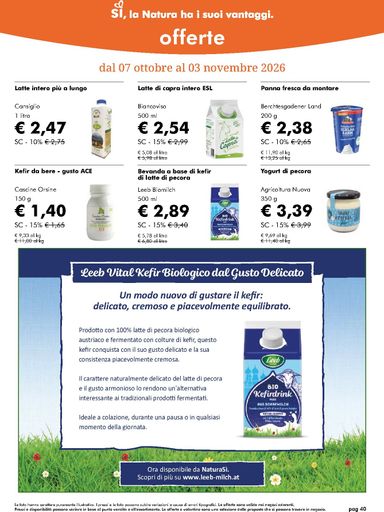 Volantino NaturaSì - NaturaSì valido dal 07/10 al 03/11 - pagina 40