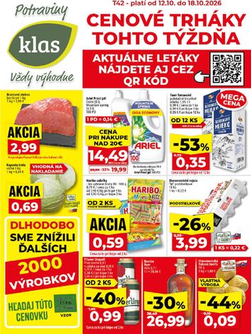 Leták Klas - Klas od 12.10. do 18.10. - strana 1