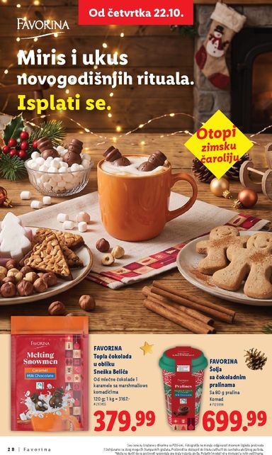Katalog Lidl - Lidl - Favorina od 22.10 do 31.12 - strana 28