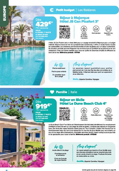 Catalogue Carrefour Market - Carrefour Market - Voyages valable dès le 22/01 au 31/12 - page 10