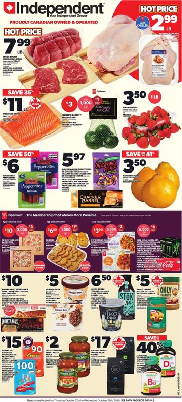 Flyer Independent Grocer - Independent Grocer valid since 10-22 until 10-28 - page 1