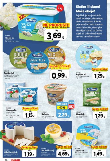 Katalog Plodine - Plodine - Vrijedni kupovine vrijedi od 22.10. do 04.11. - stranica 26