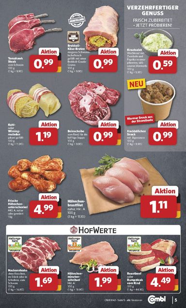 Prospekt Combi - Combi gültig ab 19.10. bis 24.10. - seite 5