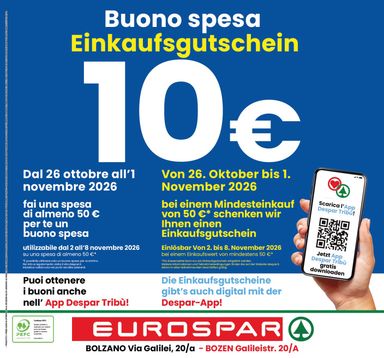 Volantino Eurospar - Eurospar - Bozen, Bolzano valido dal 29/10 al 11/11 - pagina 16