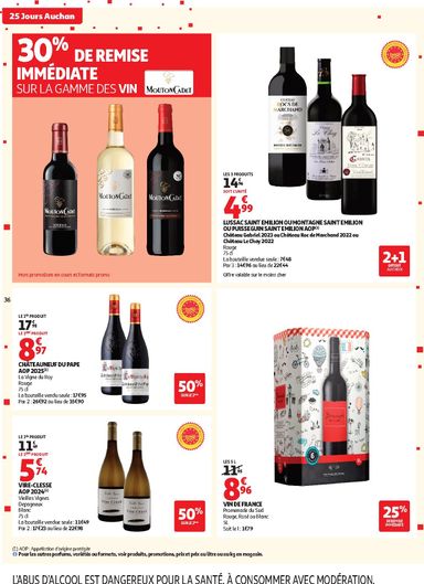 Catalogue Auchan - Auchan - 25 jours valable dès le 27/10 au 01/11 - page 36