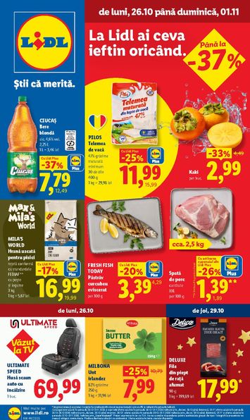 Catalogul Lidl - Lidl de la 26.10. până la 01.11. - pagina 1