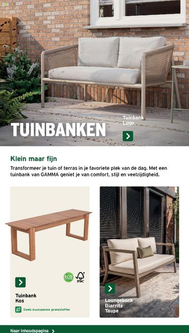 Folder Gamma - Gamma - Tuinmeubelen Special van 17/06 tot 31/12 - side 14