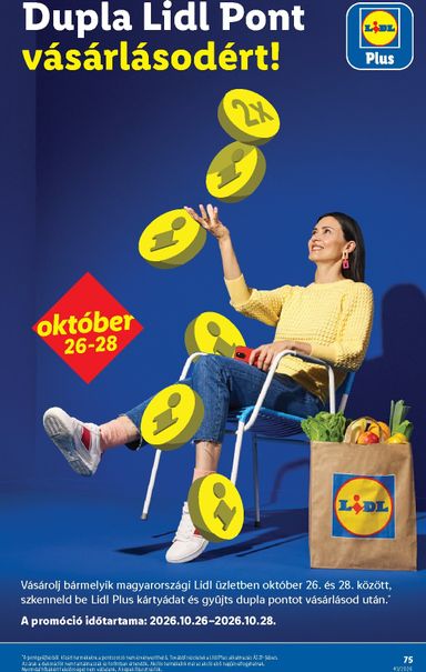 Akciós újság Lidl - Lidl érvényes 10.22.-tól 10.28.-ig - 75 oldal