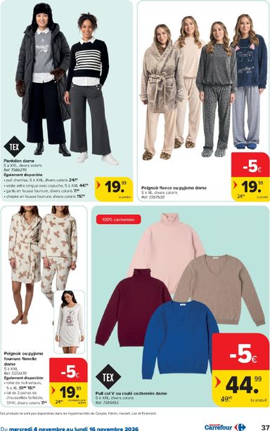 Folder Carrefour - Carrefour Hypermarchés van 04/11 tot 16/11 - side 37