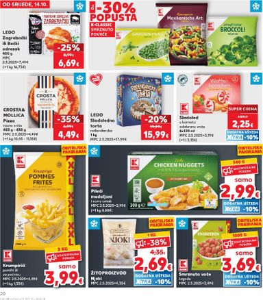 Katalog Kaufland - Kaufland vrijedi od 14.10. do 20.10. - stranica 20