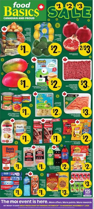Flyer Food Basics - Food Basics valid since 10-29 until 11-04 - page 1
