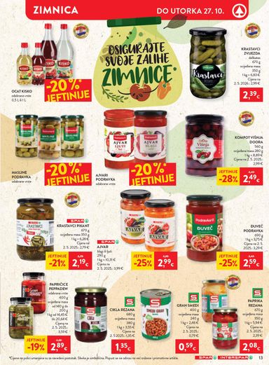 Katalog INTERSPAR - Interspar vrijedi od 21.10. do 27.10. - stranica 20