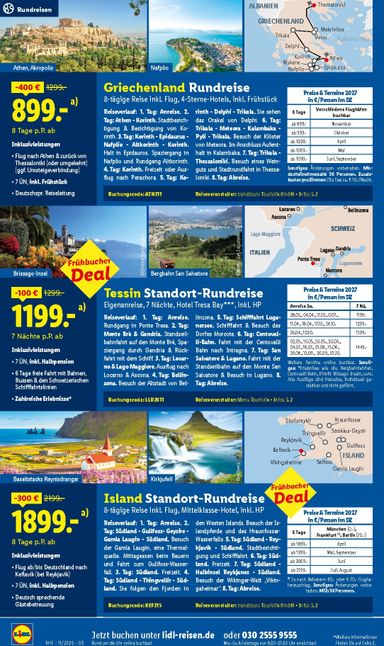 Prospekt Lidl - Lidl - Reise-Highlights gültig ab 28.10. bis 30.11. - seite 22