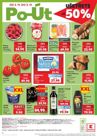 Leták Kaufland - Kaufland - Kolín od 29.10. do 03.11. - strana 56