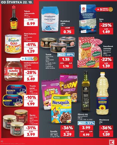 Leták Kaufland - Kaufland od 22.10. do 28.10. - strana 42