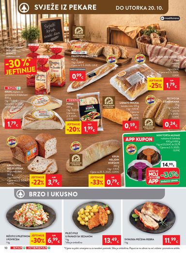 Katalog SPAR - SPAR vrijedi od 14.10. do 20.10. - stranica 14