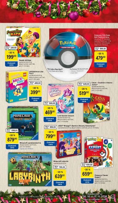 Leták Tesco - Tesco - Vánoční katalog hraček od 26.10. do 17.11. - strana 33