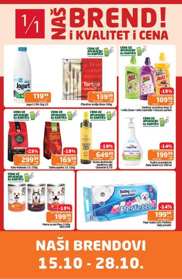 Katalog Gomex - Gomex - Naš Brend od 15.10 do 28.10 - strana 1