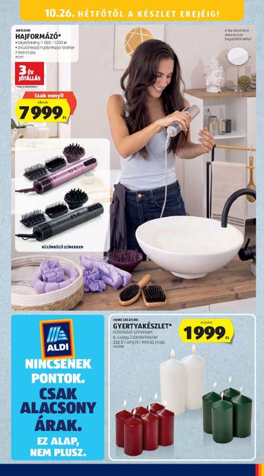 Akciós újság Aldi - Aldi - Középső sor termékei érvényes 10.22.-tól 10.28.-ig - 9 oldal