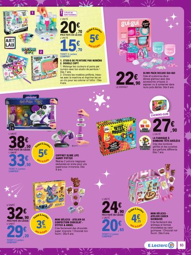 Catalogue E.Leclerc - E.Leclerc - Jouets valable dès le 13/10 au 05/12 - page 93