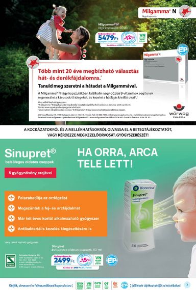 Akciós újság Gyöngy Patikák - Gyöngy Patikák érvényes 10.01.-tól 10.31.-ig - 7 oldal