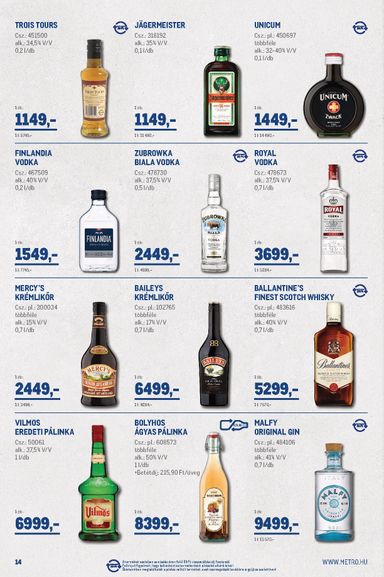 Akciós újság Metro - Metro - Nagyajánlatok kiskereskedőknek! érvényes 10.01.-tól 10.31.-ig - 14 oldal
