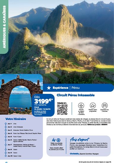 Catalogue Carrefour Market - Carrefour Market - Voyages valable dès le 22/01 au 31/12 - page 42
