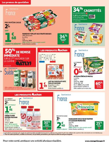 Folder Auchan - Auchan - Le Goût du Réconfort van 06/10 tot 18/10 - side 24