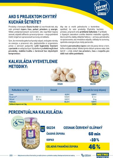 Leták METRO - Metro - Katalóg vlastných značiek METRO od 21.11. do 21.11. - strana 223