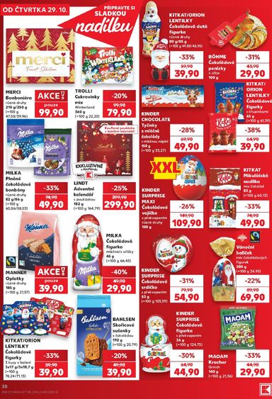 Leták Kaufland - Kaufland - Praha 4 od 29.10. do 03.11. - strana 38