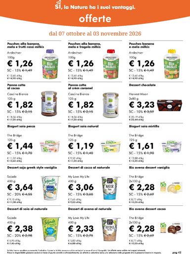 Volantino NaturaSì - NaturaSì valido dal 07/10 al 03/11 - pagina 42