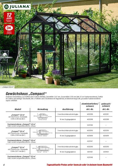 Prospekt toom - Toom - Gewächshäuser & Anzucht gültig ab 01.03. bis 31.12. - seite 4