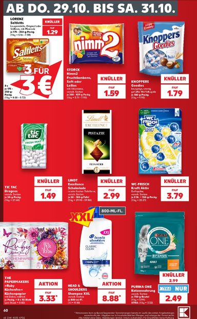 Leták Kaufland Německo - Kaufland Německo od 26.10. do 31.10. - strana 60