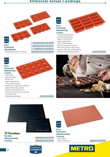 Katalog Metro - Metro - Poslovna rješenja - Proizvodi za slastičarstvo vrijedi od 01.01. do 31.12. - stranica 51