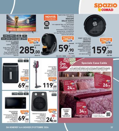 Volantino Spazio Conad - Spazio Conad valido dal 16/10 al 29/10 - pagina 31